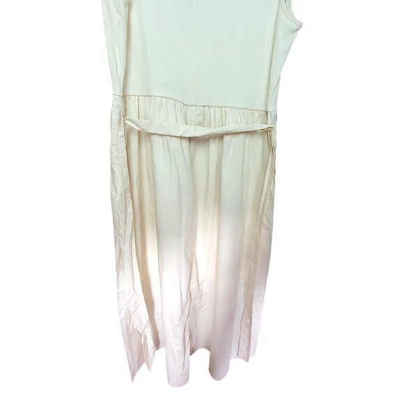 Who What Wear Womens XL White Sleeveless Dress Lower: 100% Cotton - Picture 9 of 12